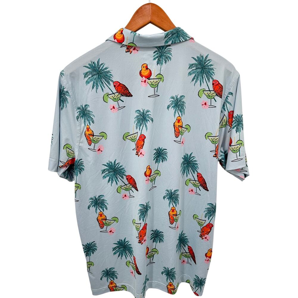 WAGGLE Men's Pargarita Performance Golf Polo // L - Picture 5 of 8